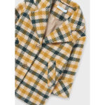 Abel & Lula Παιδικό Παλτό για Κορίτσι Καρό Κίτρινο 12-05869-006 - Image 3