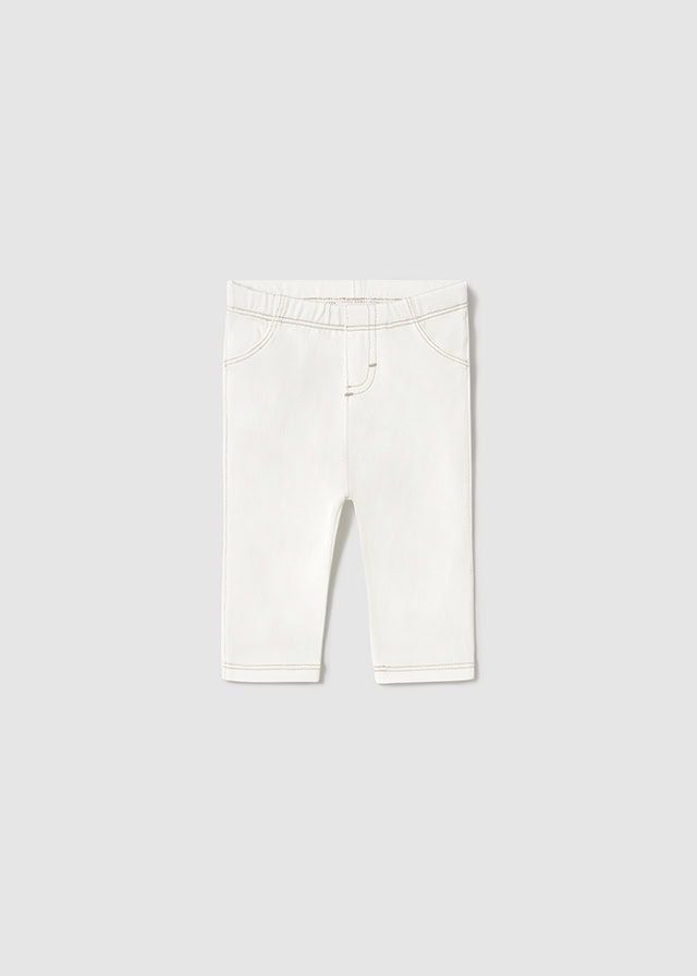 25-01759-065-L-4 Mayoral Βρεφικό Κολάν για Κορίτσι Λευκό 25-01759-065 - Image 1