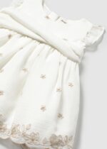 Mayoral Βρεφικό Φόρεμα για Κορίτσι Κρεμ 25-01856-014 - Image 2