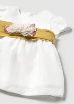 Mayoral Βρεφικό Φόρεμα για Κορίτσι Κρεμ 25-01860-027 - Image 3