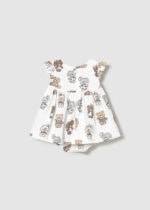 Mayoral Βρεφικό Φόρεμα για Κορίτσι Μπεζ 25-01869-038 - Image 3