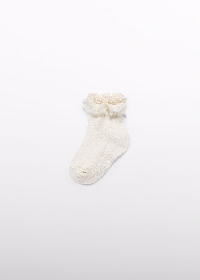 25-05434-018-L-4 Abel & Lula Παιδικές Κάλτσες για Κορίτσι Εκρού 25-05434-018 - Image 1