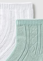 Mayoral Βρεφικές Κάλτσες για Αγόρι Λευκό 25-09863-021 - Image 3