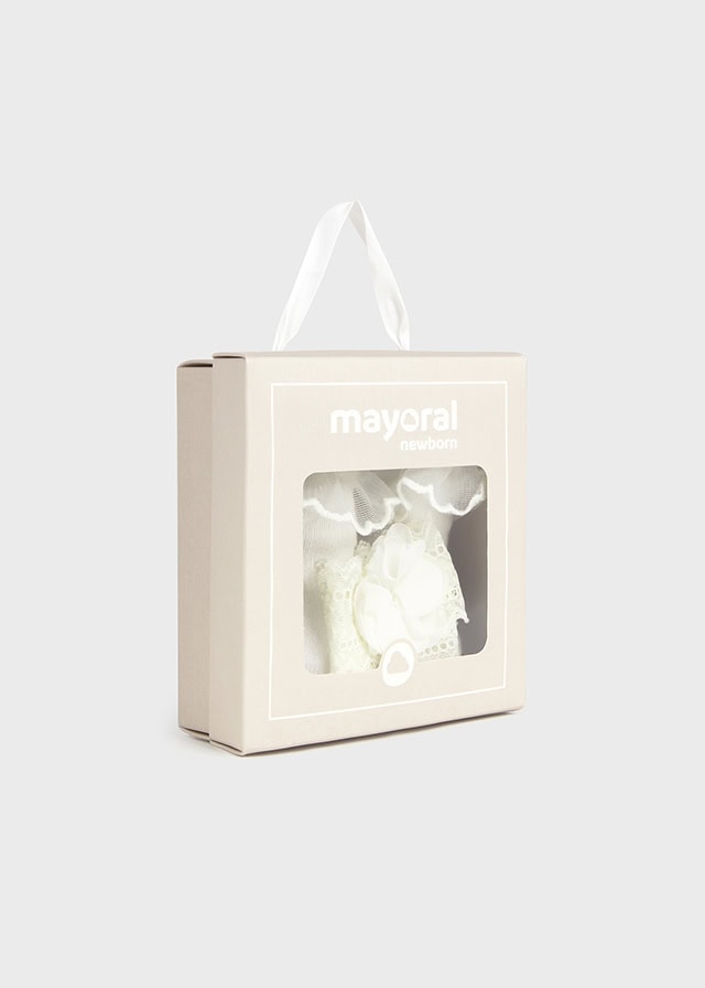 25-09869-054-L-8 Mayoral Βρεφικές Κάλτσες για Κορίτσι Μπεζ 25-09869-054 - Image 5