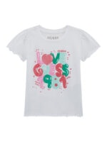 Guess Παιδική Μπλούζα για Κορίτσι Λευκό GU0JRK5GI15K6YW4-G011