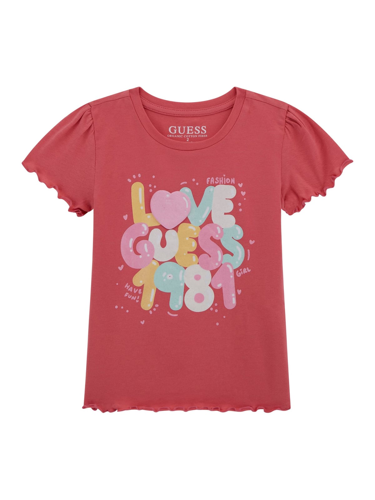 K5GI15_K6YW4_G5O5_1 Guess Παιδική Μπλούζα για Κορίτσι Ροζ GU0JRK5GI15K6YW4-G5O5 - Image 1