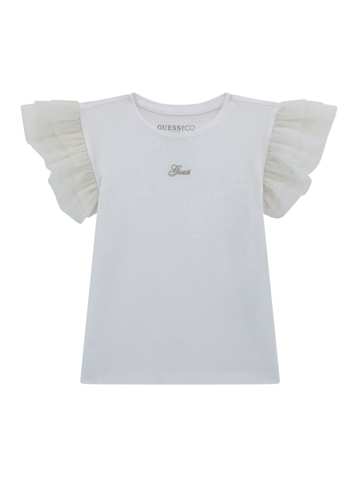 K5GI18_K6YW4_G011_1 Guess Παιδική Μπλούζα για Κορίτσι Λευκό GU0JRK5GI18K6YW4-G011 - Image 1