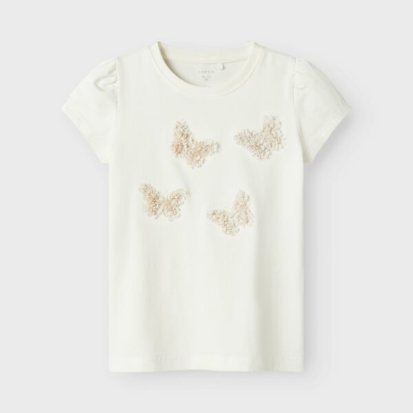 Name it Παιδικό Μπλούζα για Κορίτσι Εκρού 13240994-Cloud-Dancer