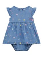 Guess Παιδικό Φόρεμα για Κορίτσι Τζιν GU0JRS5GG12WHBL0-P7AK