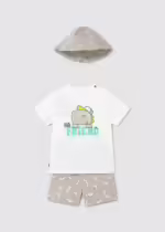 Mayoral Παιδικό Σετ για Αγόρι Μπεζ 25-01655-028