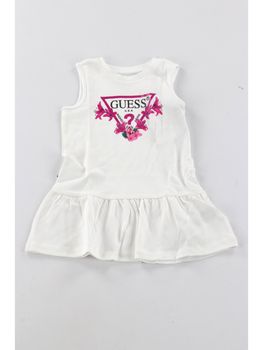 Guess Παιδικό Φόρεμα για Κορίτσι Λευκό GU0JRK4RK23KA6W4-F0CI