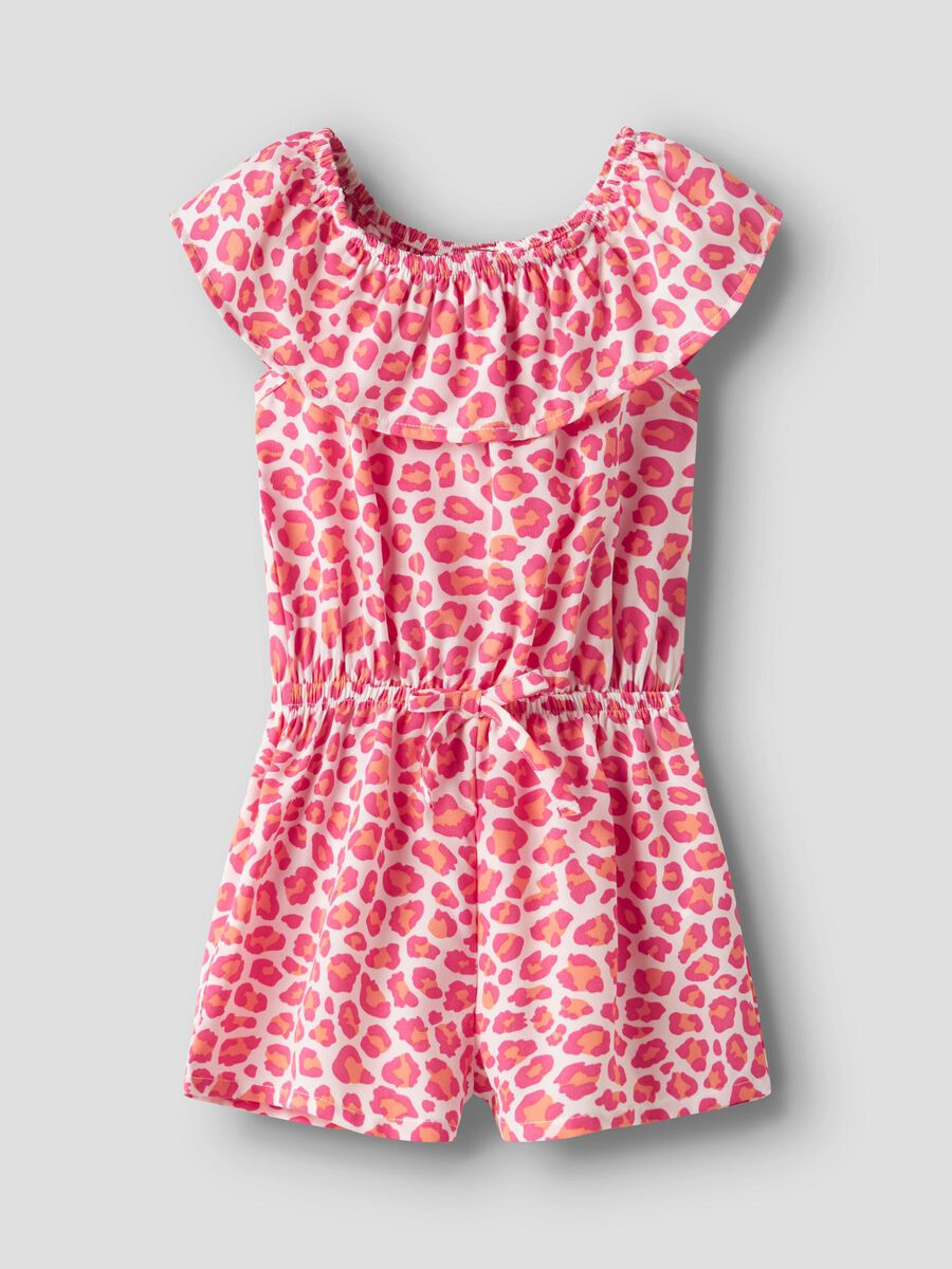 13218322_PapayaPunch_1190353_003 Name it Παιδικό Ολόσωμο Σορτς για Κορίτσι Μωβ 13218322-Papaya-Punch - Image 1