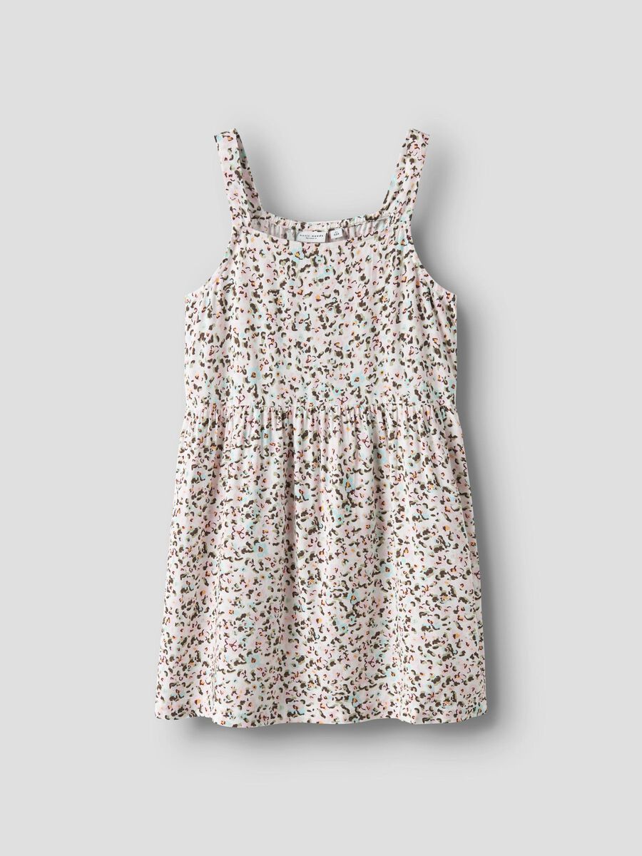 13241406_BrightWhite_003-900x1200 Name it Παιδικό Φόρεμα για Κορίτσι Λευκό 13241407-Bright-White - Image 1