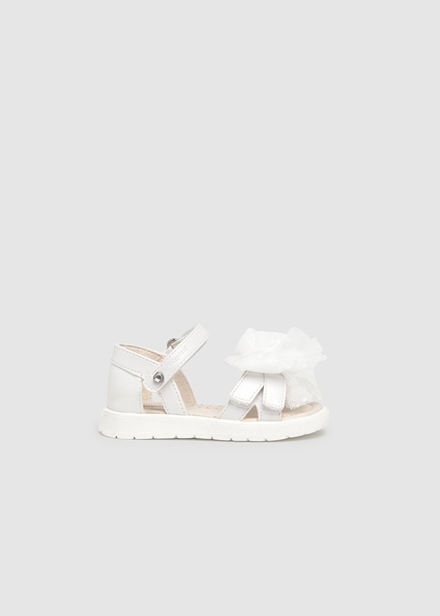 25-41636-070-L-4 Mayoral Παιδικά Σανδάλια για Κορίτσι Λευκό 25-41636-070 - Image 1