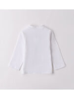 iDo Βρεφική Μπλούζα Μακρυμάνικη για Αγόρι Λευκό 4B033-0113 - Image 2
