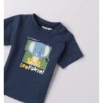 iDo Βρεφική Μπλούζα Κοντομάνικη για Αγόρι Μπλε 4B166-3656 – Bild 3