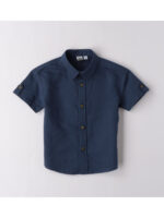 iDo Παιδικό Πουκάμισο Κοντομάνικο για Αγόρι Μπλε 4B290-3656