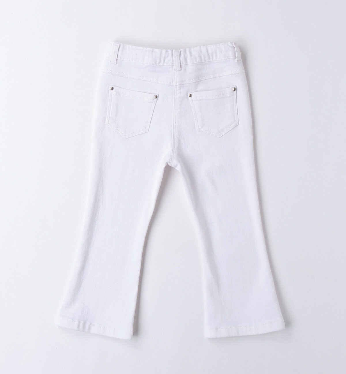 4B372-00-0113~Back~e-commerce iDo Παιδικό Παντελόνι για Κορίτσι Λευκό 4B372-0113 - Image 2