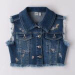 iDo Παιδικό Γιλέκο για Κορίτσι Τζιν 4B400-7400 - Image 2