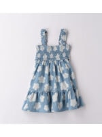 iDo Παιδικό Φόρεμα για Κορίτσι Μπλε 4B493-6BLG - Image 2