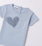 iDo Παιδική Μπλούζα Κοντομάνικη για Κορίτσι Μπλε 4B360-3811 – Bild 3