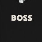 BOSS Παιδική Μπλούζα για Αγόρι Μαύρο J52049-09B - Image 4