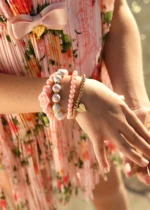 Angels Face Παιδικό Κόσμημα για Κορίτσι Ροδακινί BRACELET-ROSE-PEACH