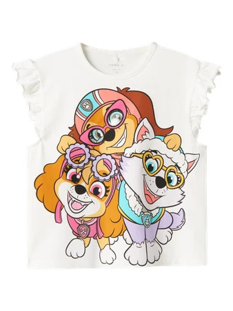 F_13240714_M_4711186_Front Name it Παιδικό Μπλούζα για Κορίτσι Λευκό 13240714-Cloud-Dancer - Image 1