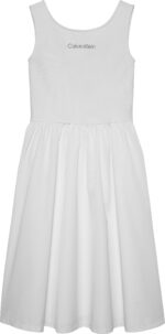 Calvin Klein Παιδικό Φόρεμα για Κορίτσι Λευκό IG0IG02908-YAF