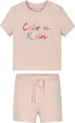 Calvin Klein Βρεφικό Σετ για Κορίτσι Σομόν IN0IN00306-TGE