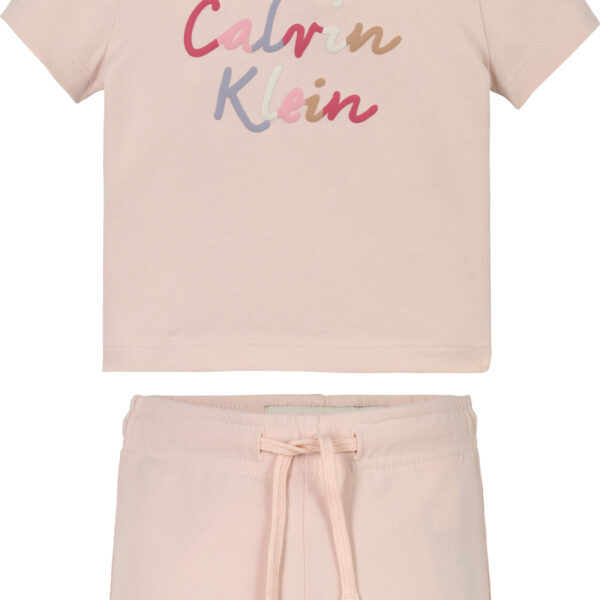 Calvin Klein Βρεφικό Σετ για Κορίτσι Σομόν IN0IN00306-TGE