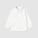Mayoral Παιδικό Πουκάμισο για Αγόρι Λευκό 25-01116-088