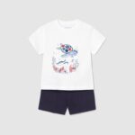 Mayoral Παιδικό Σετ για Αγόρι Λευκό 25-01654-032