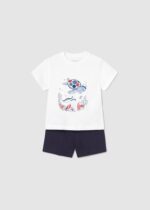 Mayoral Παιδικό Σετ για Αγόρι Λευκό 25-01654-032