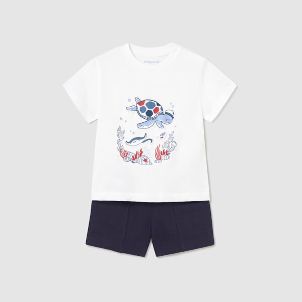 Mayoral Παιδικό Σετ για Αγόρι Λευκό 25-01654-032