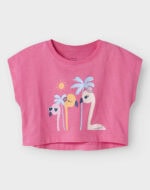 Name it Παιδικό Μπλούζα για Κορίτσι Ροζ 13228148-Carmine-Rose