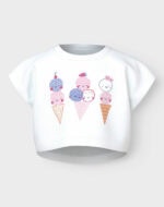 Name it Παιδικό Μπλούζα για Κορίτσι Λευκό 13228148-Bright-White