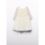 Abel & Lula Παιδικό Φόρεμα για Κορίτσι Εκρού 25-05050-001