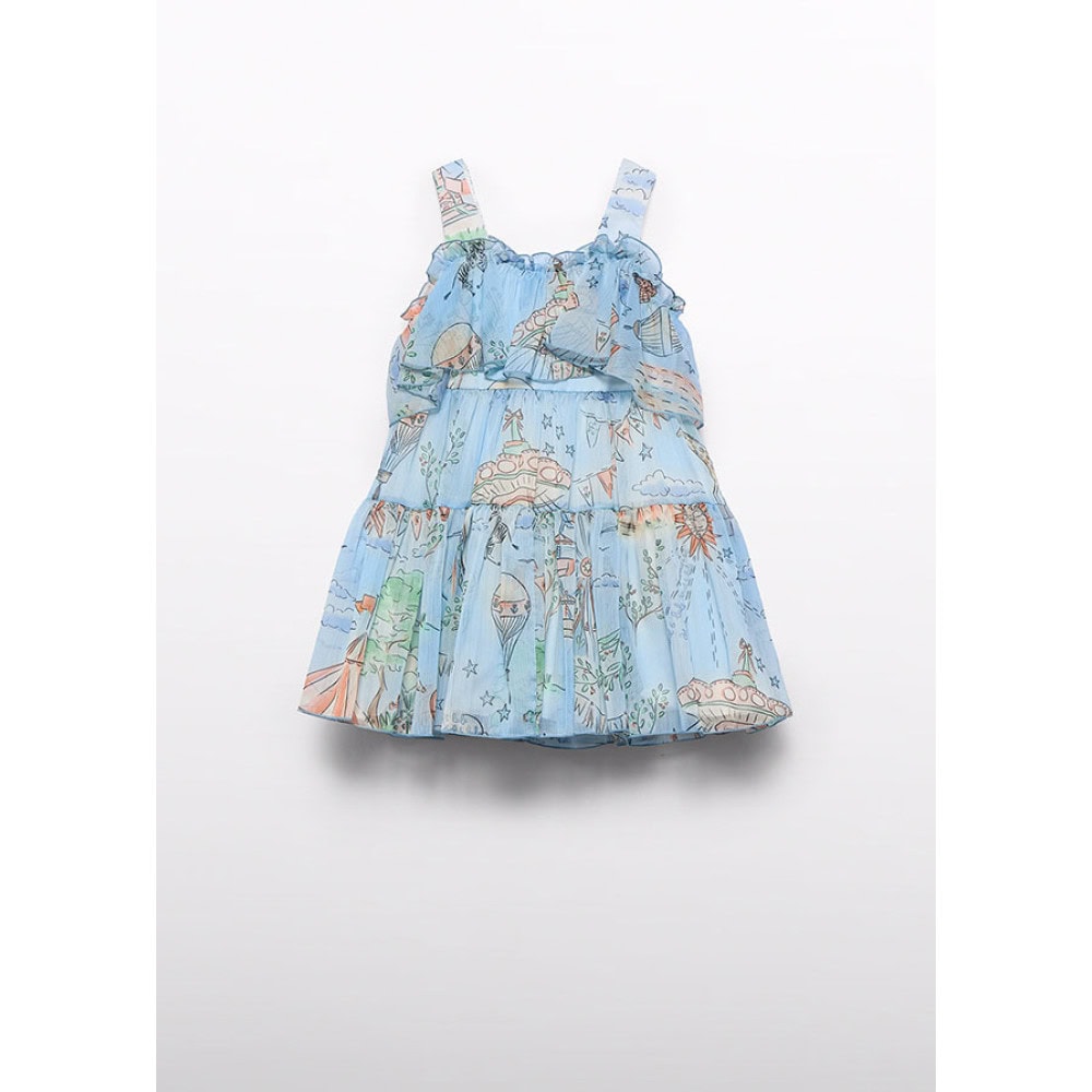 25-05060-078-L-1-1000x1000h Abel & Lula Παιδικό Φόρεμα για Κορίτσι Εμπριμέ 25-05060-078 - Image 1