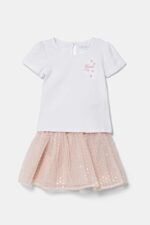 Guess Παιδικό Σετ για Κορίτσι Λευκό GU0JRA5RG00K6YW0-G011