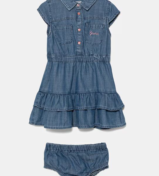 Guess Παιδικό Φόρεμα για Κορίτσι Μπλε GU0JRA5GK12D3X30-MSBW