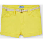 Mayoral Παιδικό Σορτσάκι για Κορίτσι Κίτρινο 21-00234-025