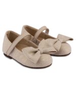 BABYWALKER Βαπτιστικό Γοβάκι για Κορίτσι Μπεζ BW-4801