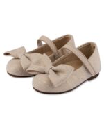 BABYWALKER Βαπτιστικό Γοβάκι για Κορίτσι Μπεζ BW-4801 - Image 2