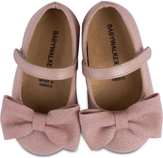 xlarge_20230120125841_efb9524f BABYWALKER Βαπτιστικό Γοβάκι για Κορίτσι Ροζ BW-4801 - Image 3