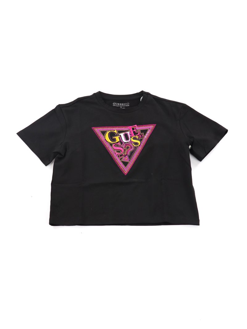 0884_J5GI04_K6YW4--01_1 Guess Παιδική Μπλούζα για Κορίτσι Μαύρο GU0JRJ5GI04K6YW4-JBLK - Image 1