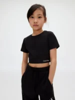 Calvin Klein Παιδική Μπλούζα Κοντομάνικη για Κορίτσι Μαύρο IG0IG02977-BEH