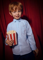 Mayoral Παιδικό Πουκάμισο Μακρυμάνικο για Αγόρι Μπλε 15-00146-082