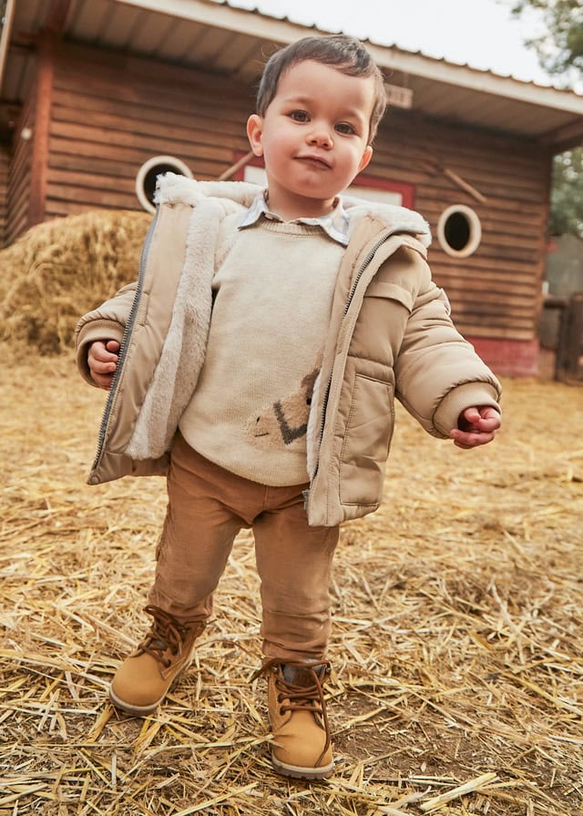 15-00542-054-L-1 Mayoral Παιδικό Παντελόνι για Αγόρι Μπεζ 15-00542-054 - Image 1