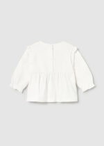 Mayoral Βρεφική Μπλούζα Μακρυμάνικη για Κορίτσι Εκρού 15-02055-027 - Image 2